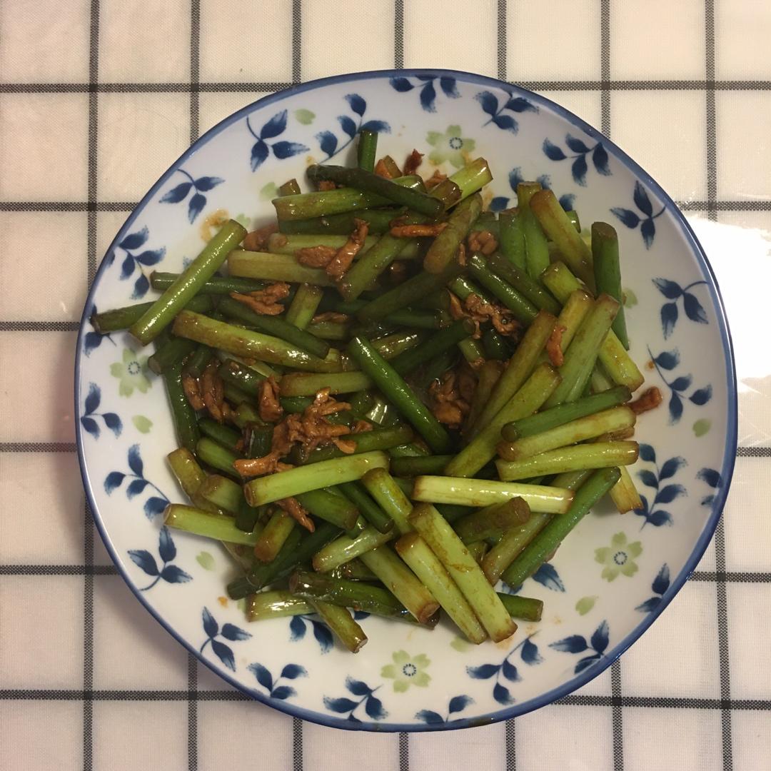 蒜苗炒肉