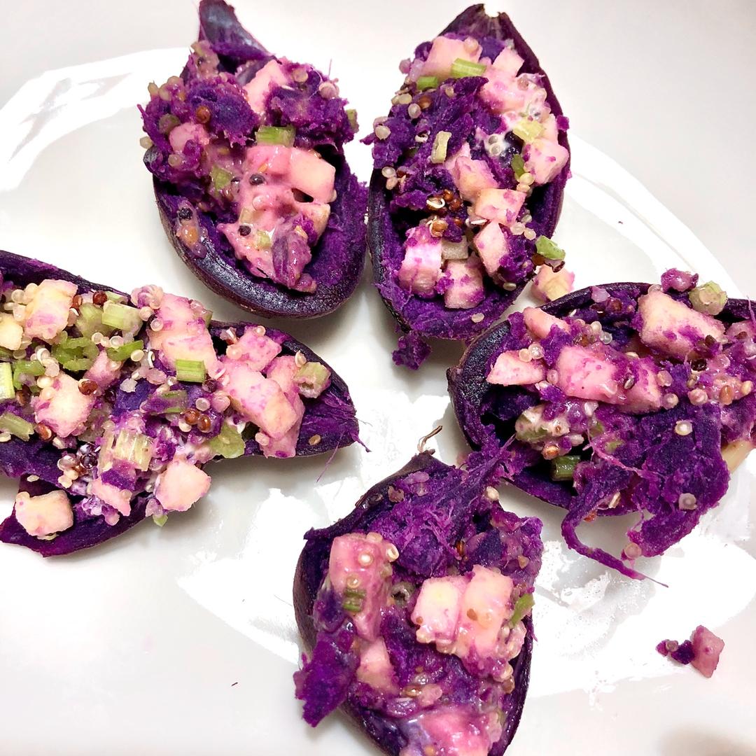 超美味的紫薯沙拉