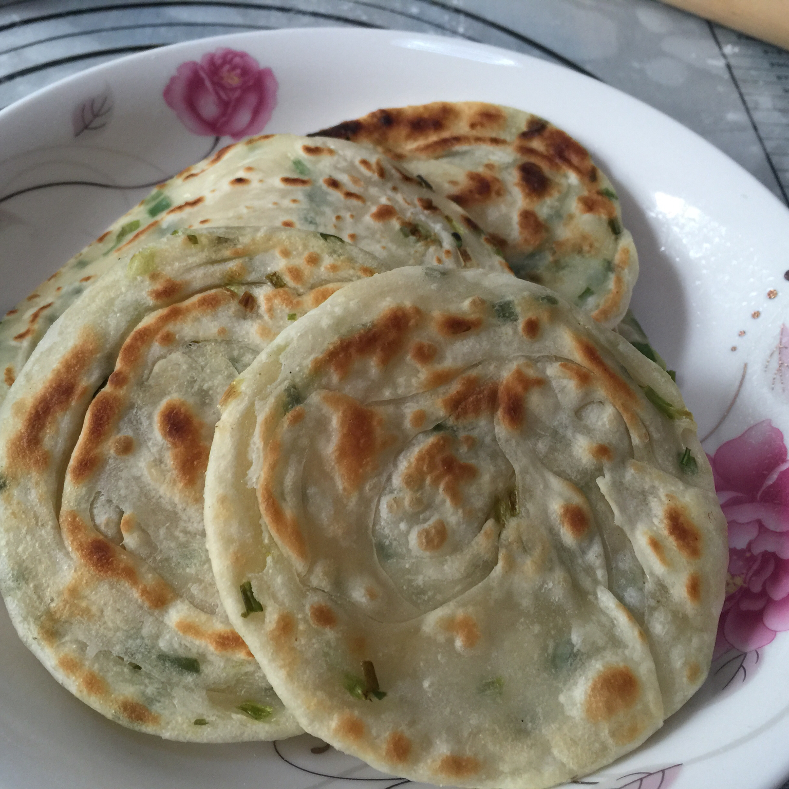 家常葱油饼