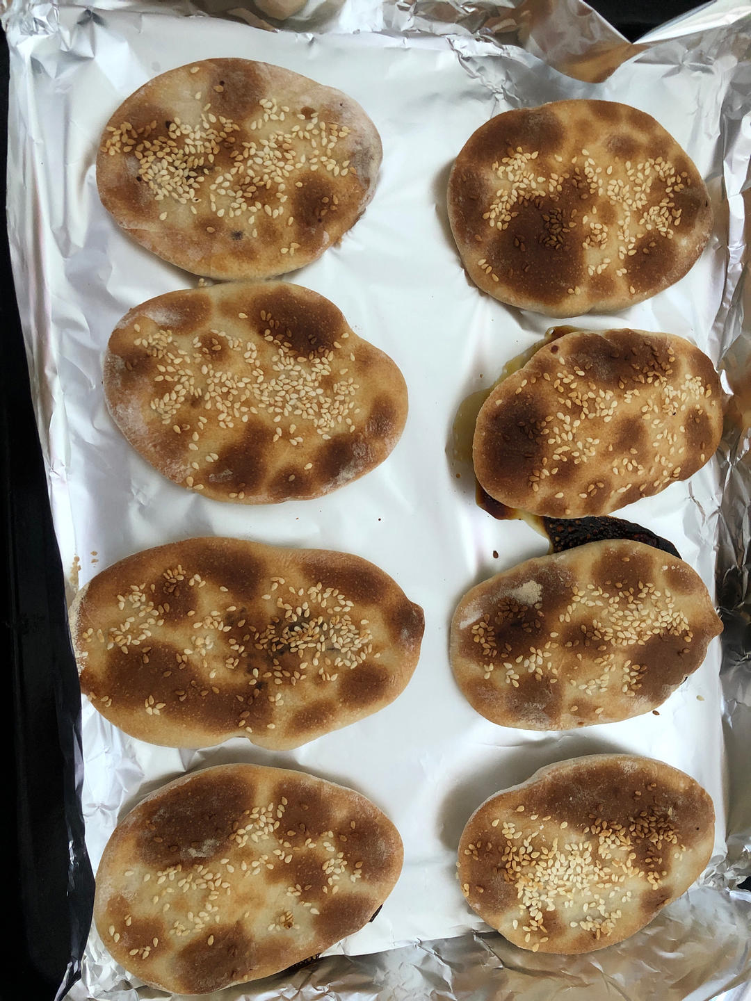 快手的烤箱版甜大饼