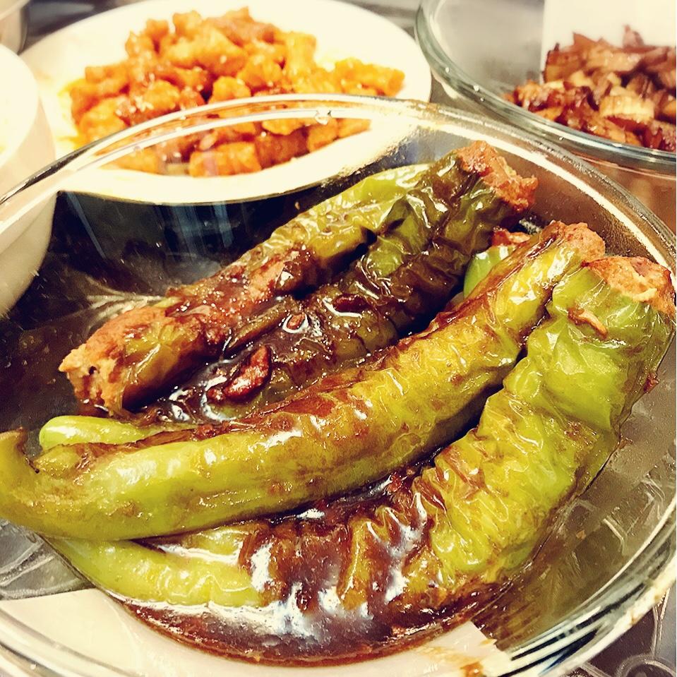 下饭菜肴--青椒酿肉