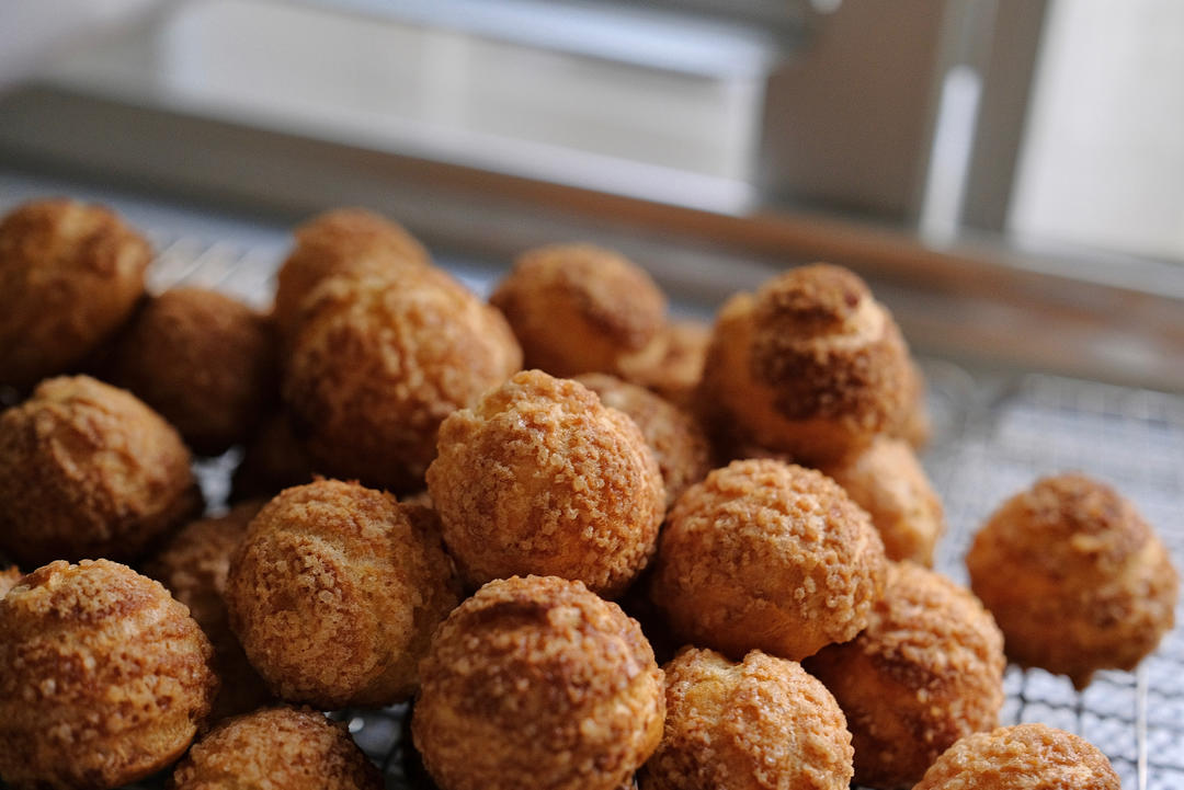 火爆全网焦糖泡芙|生抹茶、榴莲、巧克力、海盐玫瑰