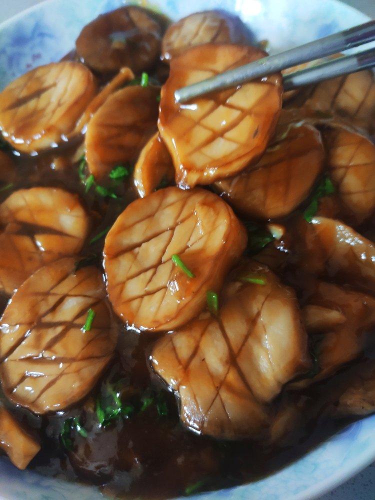 比肉还好吃的酱汁杏鲍菇，拿肉也不换。