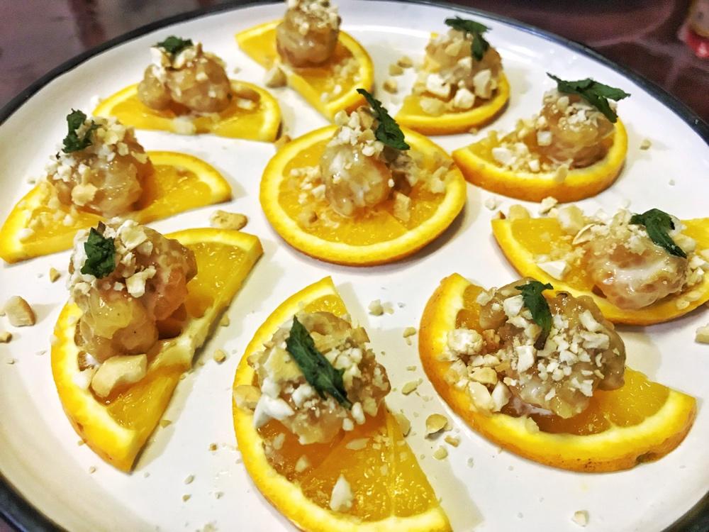 欢喜做年菜：鲜橙腰果沙拉酥虾