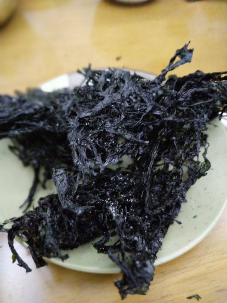自创烤箱版无油烤紫菜