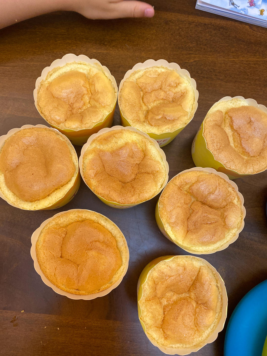 纸杯蛋糕 8寸戚风蛋糕的量