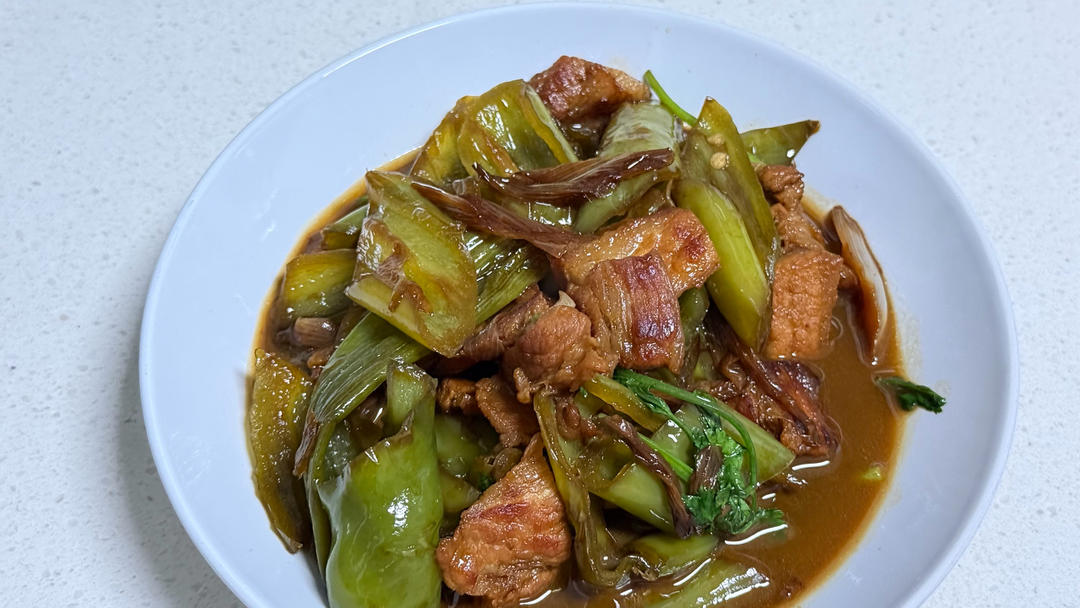 简单下饭的炒五花肉