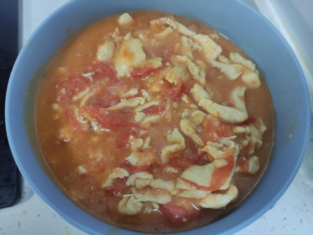 番茄鸡片