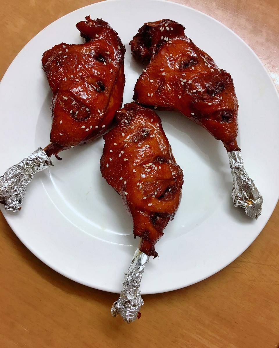 蜜汁烤鸭腿【附带淘米水去腥】