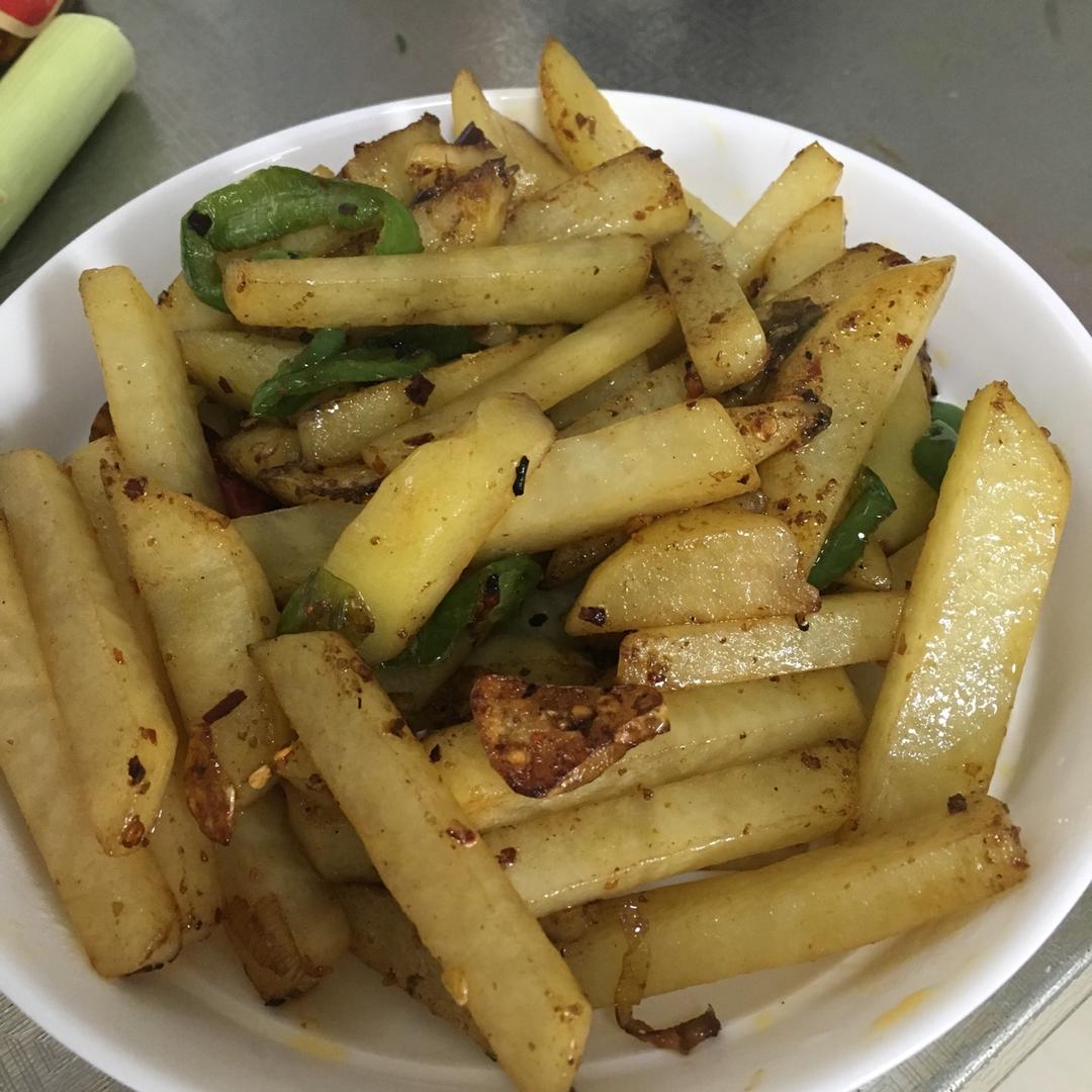 私房香辣土豆条