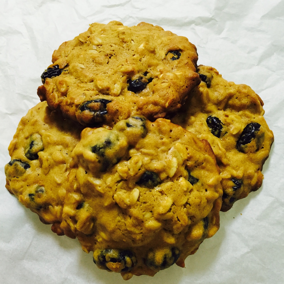 蔓越莓红糖燕麦饼干