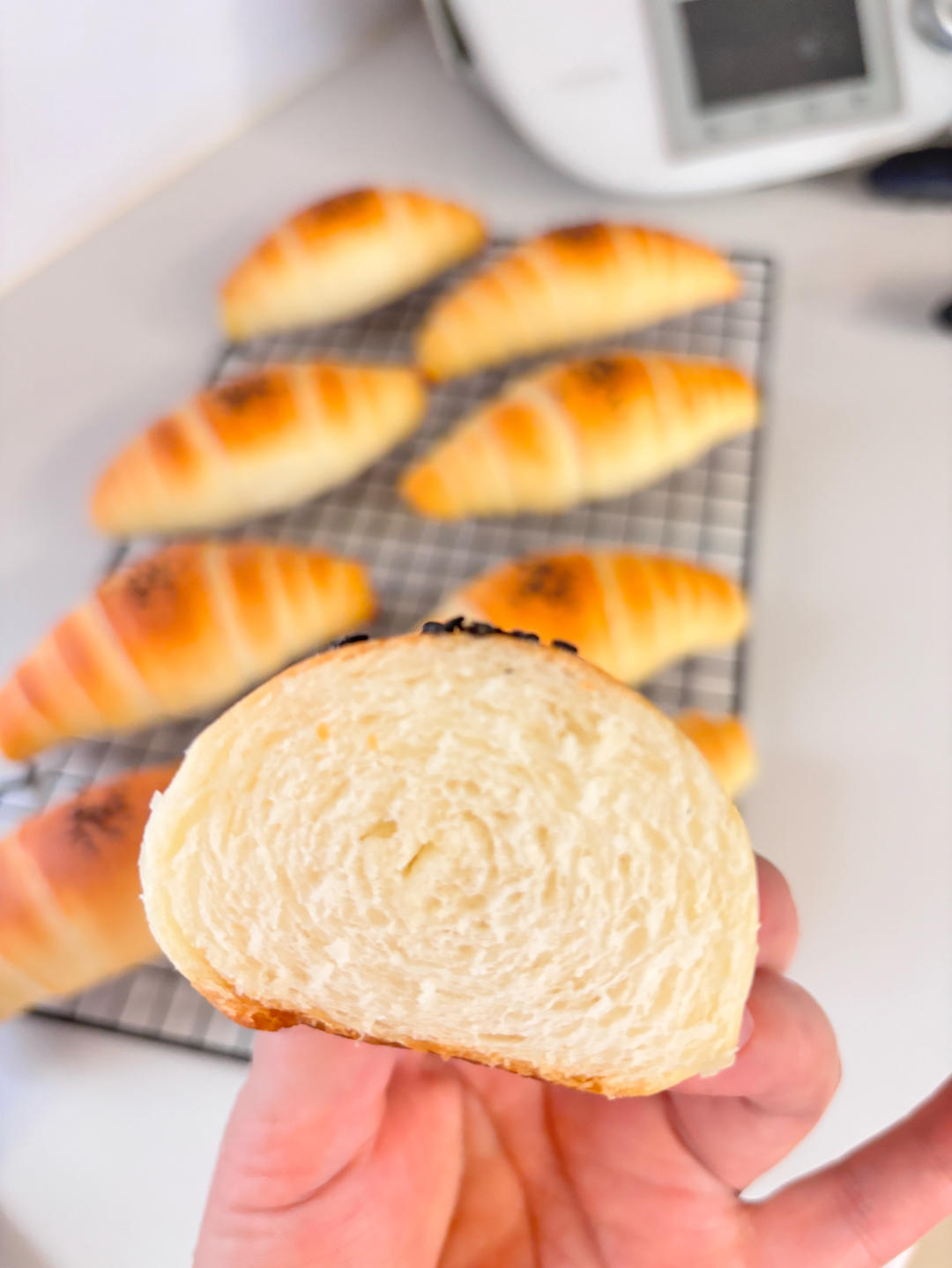 咸香酥脆的盐面包