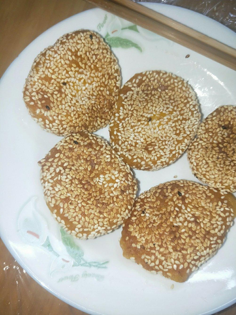 南瓜芝麻饼
