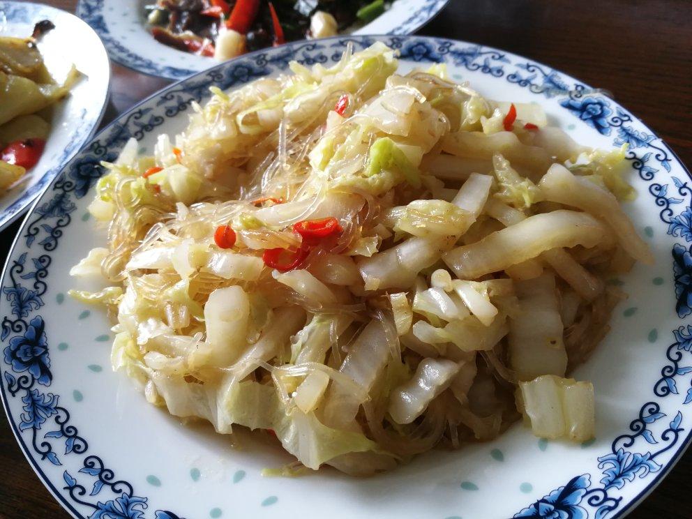 白菜炒粉丝