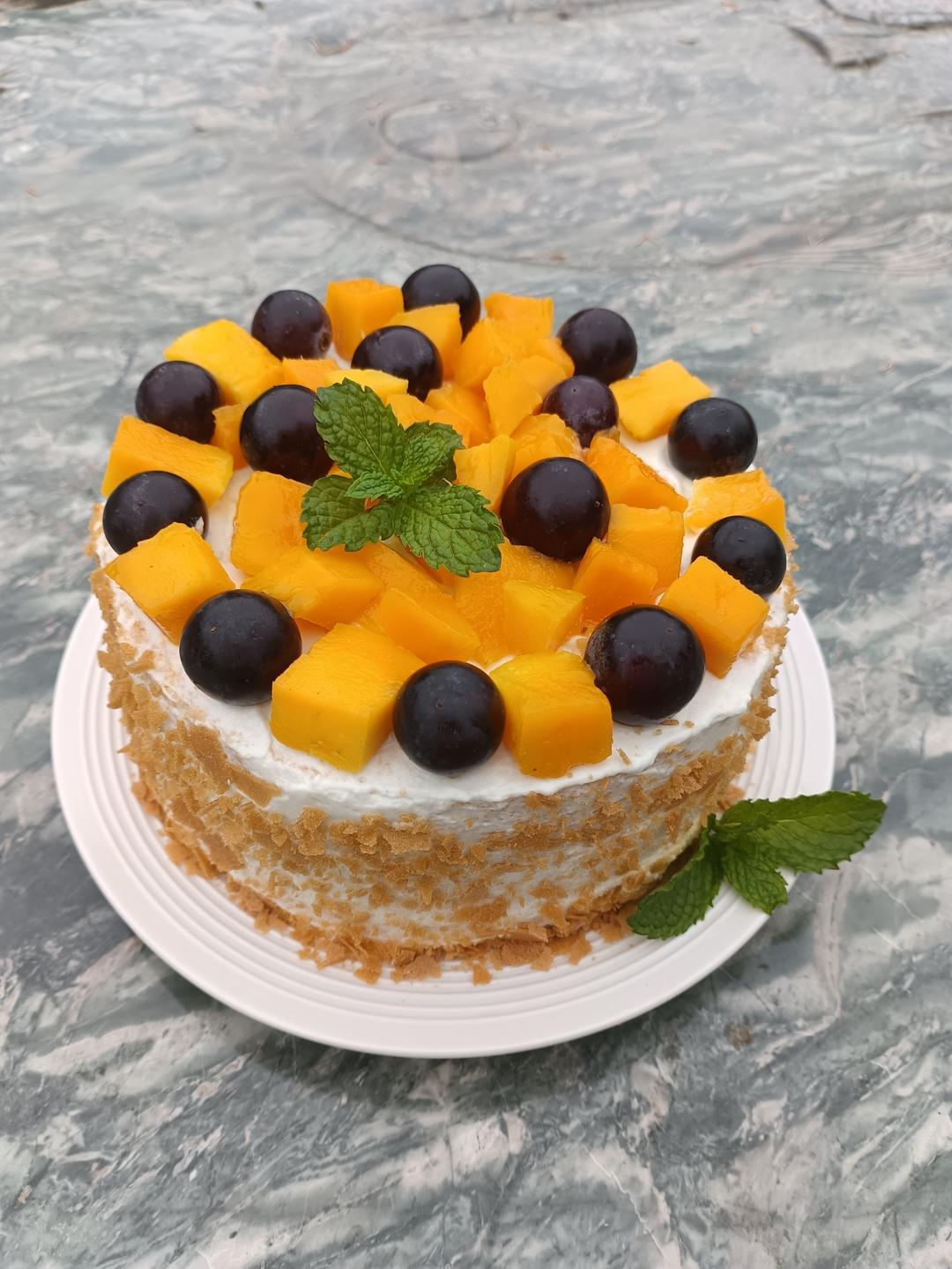 咸奶油薄脆片蛋糕