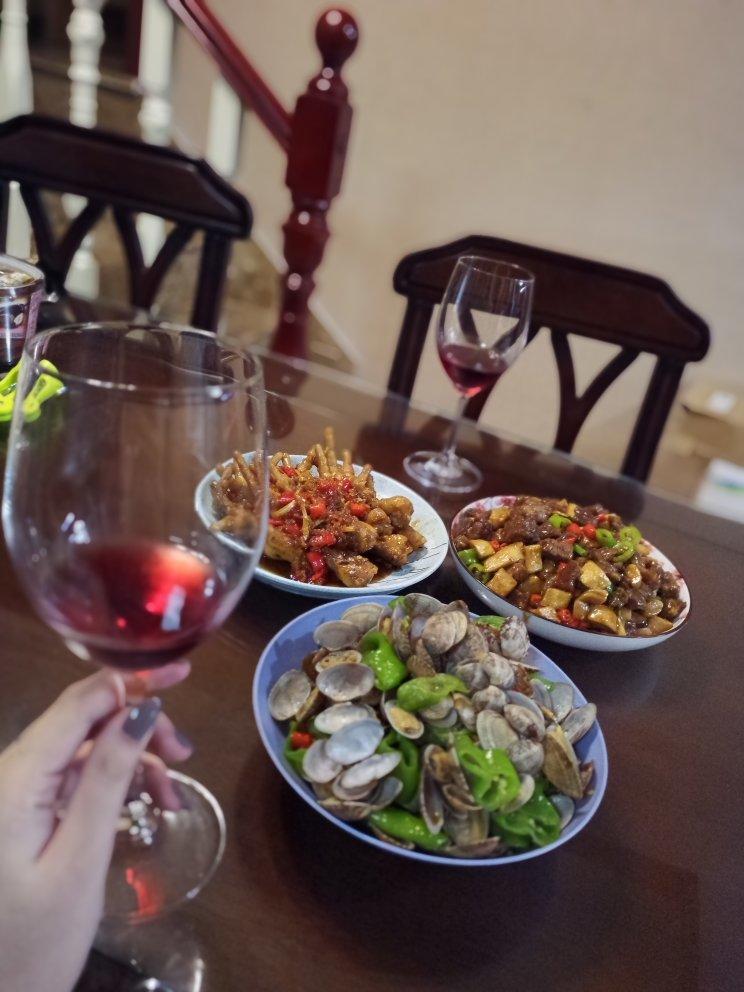 家常菜~杏鲍菇烧牛肉粒