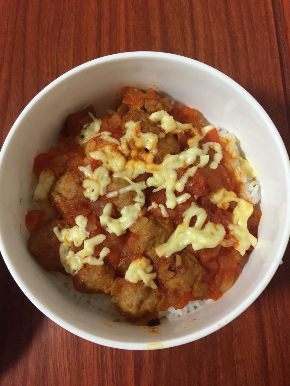 意式肉酱肉丸饭