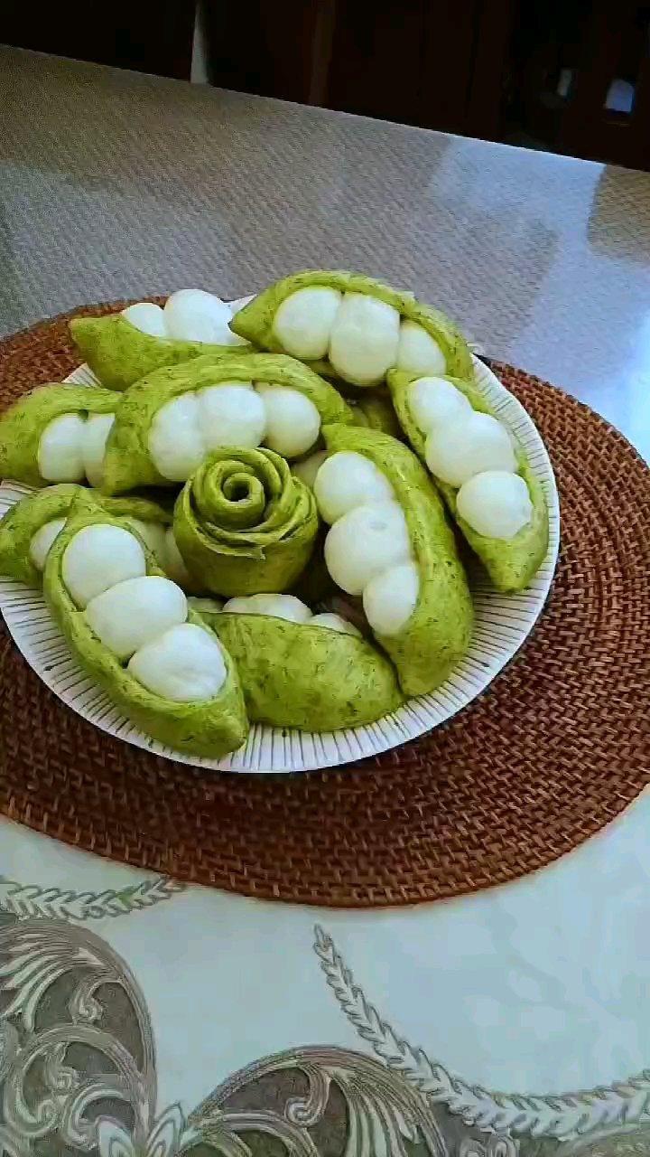 豌豆馒头｜红豆包