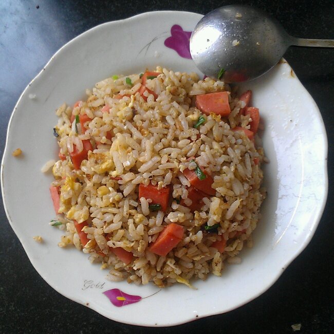 黄金火腿肠蛋炒饭