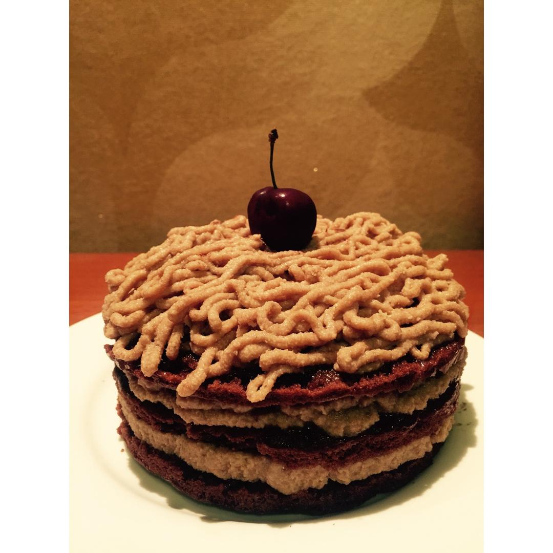 栗子巧克力蛋糕