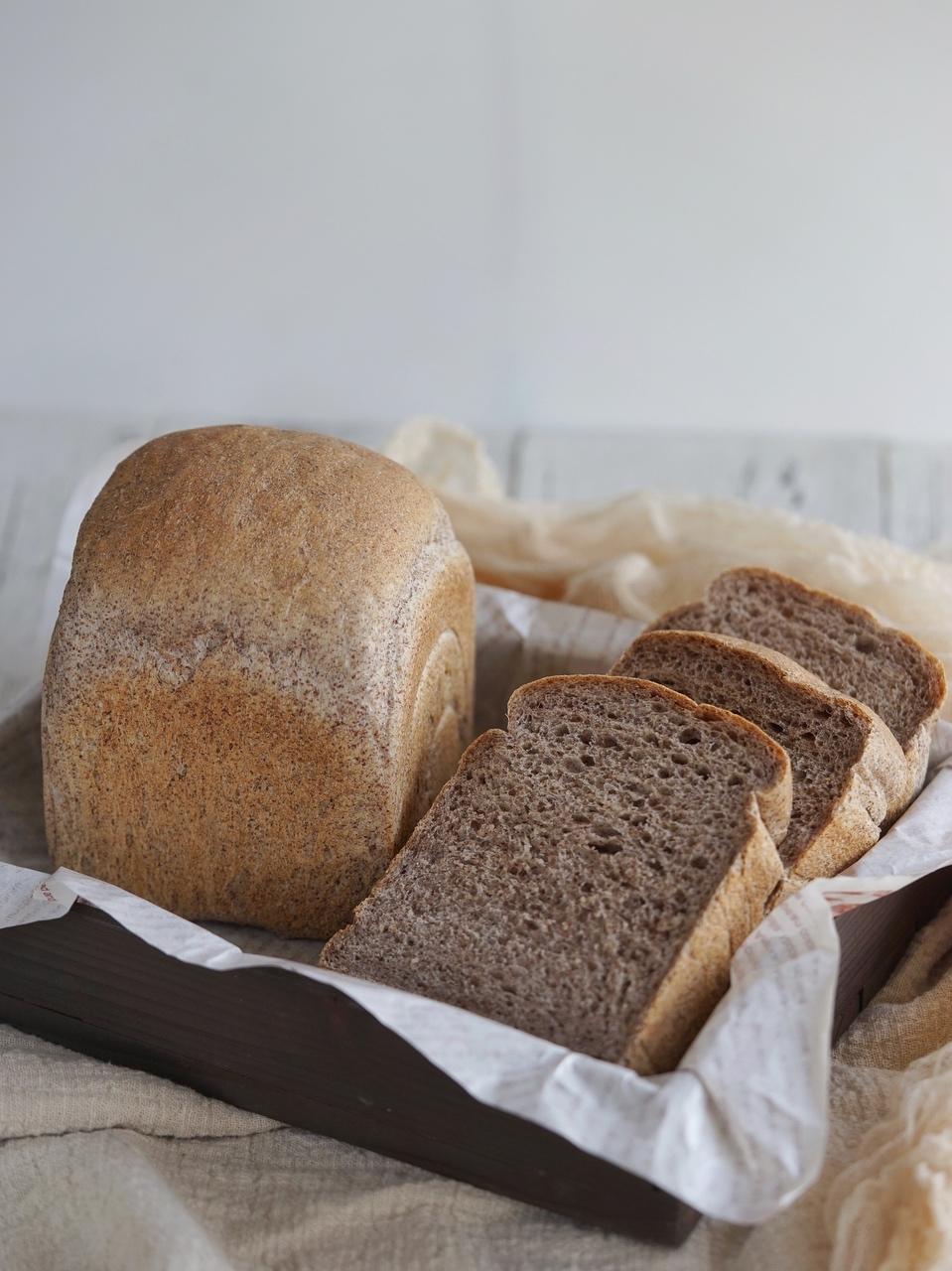 无蛋奶低糖油🍞50%黑麦吐司