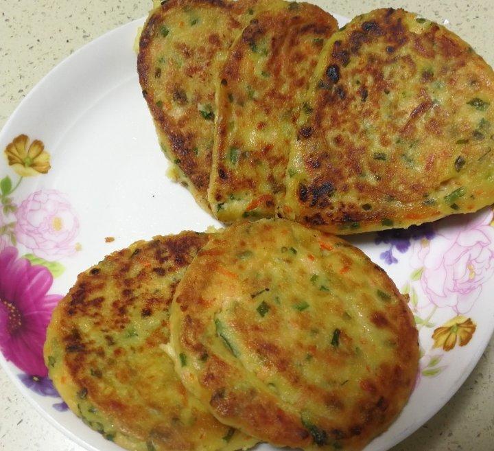 松软香糯的豆渣糯米饼🥞