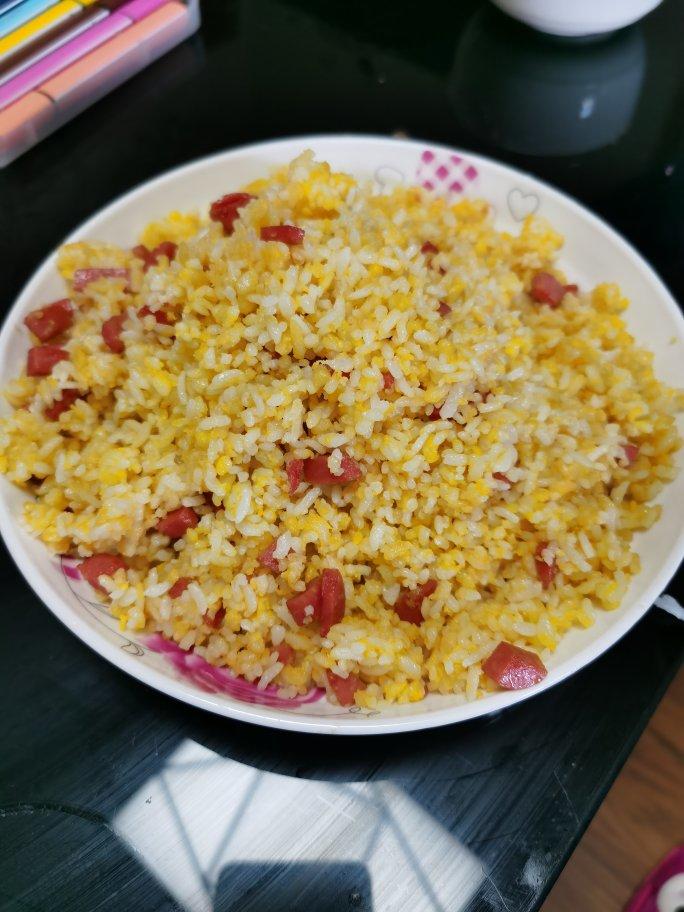 黄金蛋炒饭 完美金包银 剩米饭最Bigger的处理方法