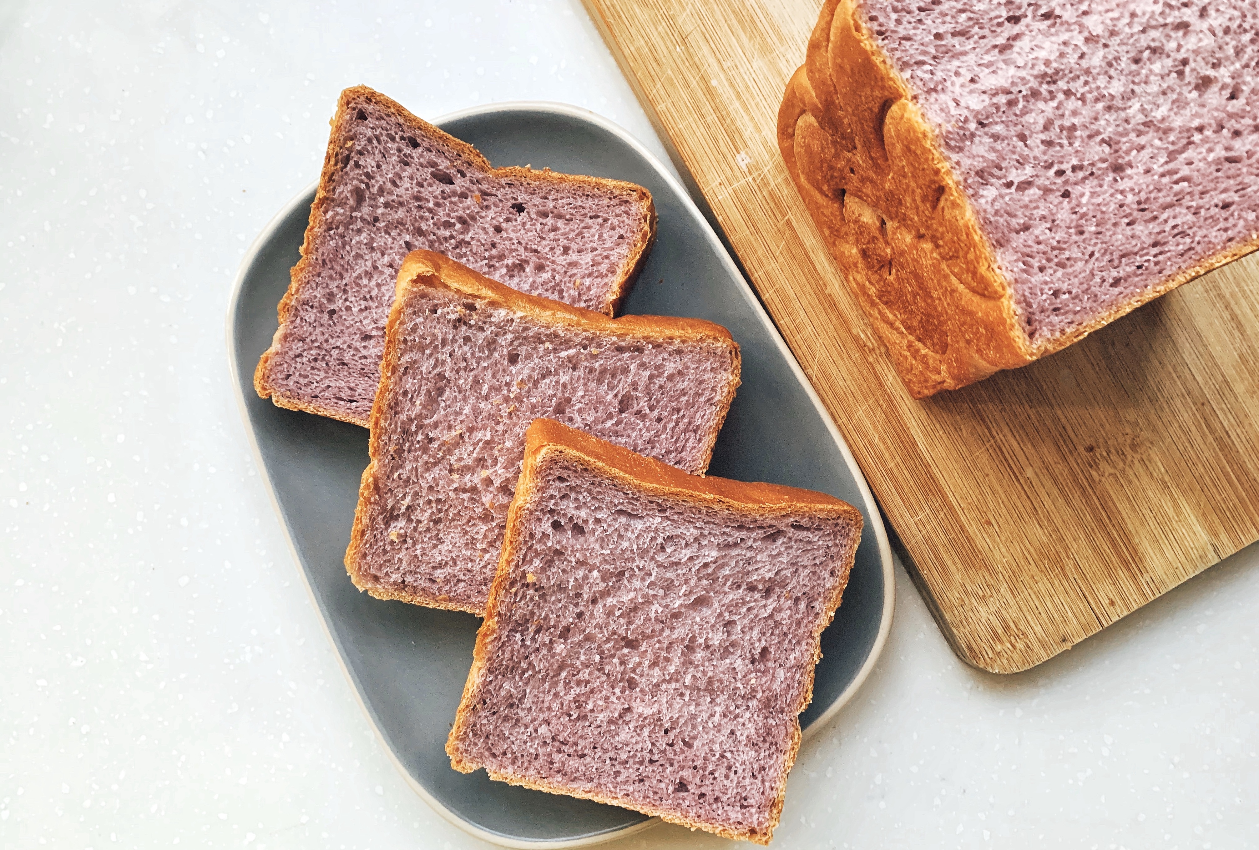 纯紫薯吐司🍞非紫薯粉的做法