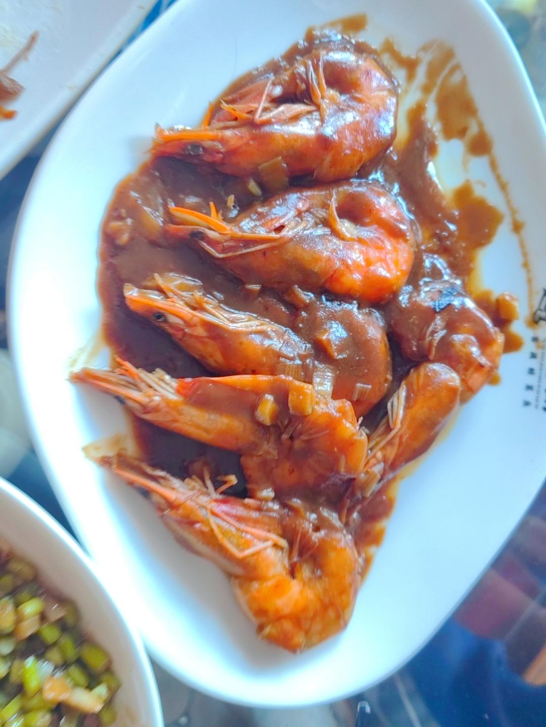 家庭版油焖大虾