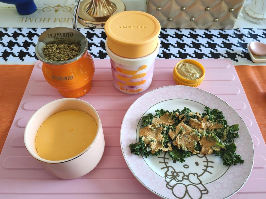 生机饮食｜纯素奶酪味羽衣甘蓝脆片kale chips
