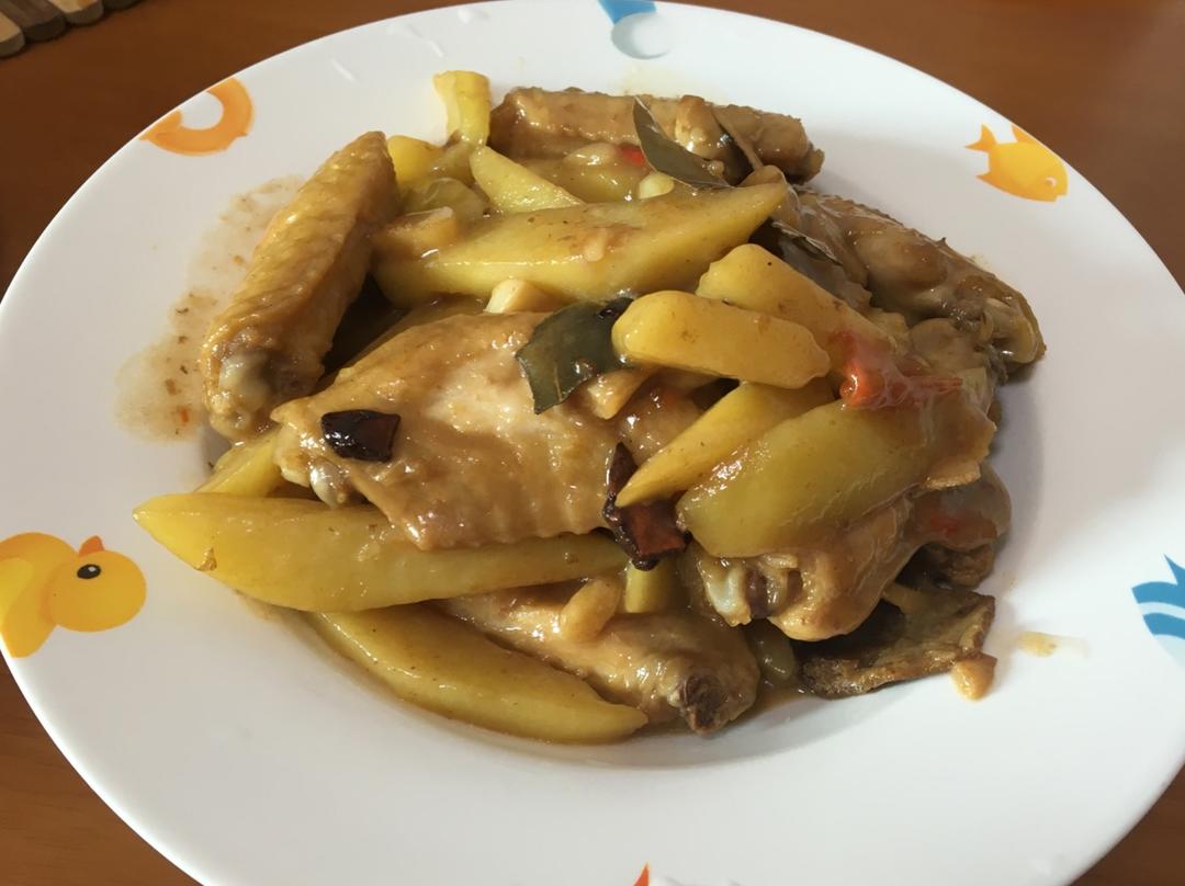 土豆炖鸡翅（快手零失败）