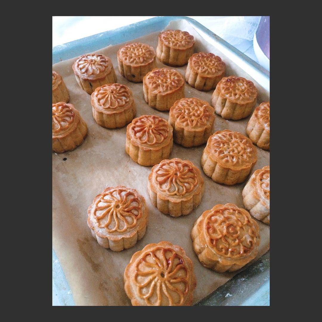 广式五仁月饼蜂蜜版（不用转化糖浆）