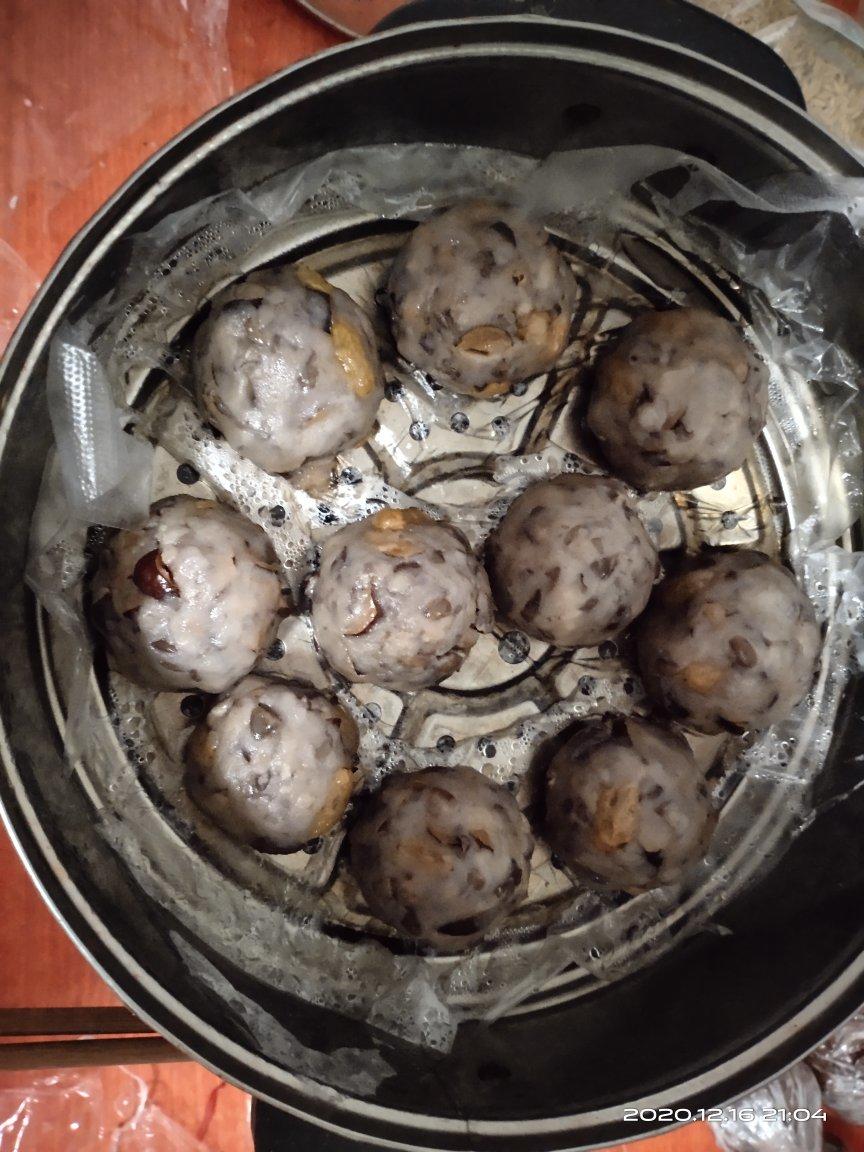 红豆糯米团子