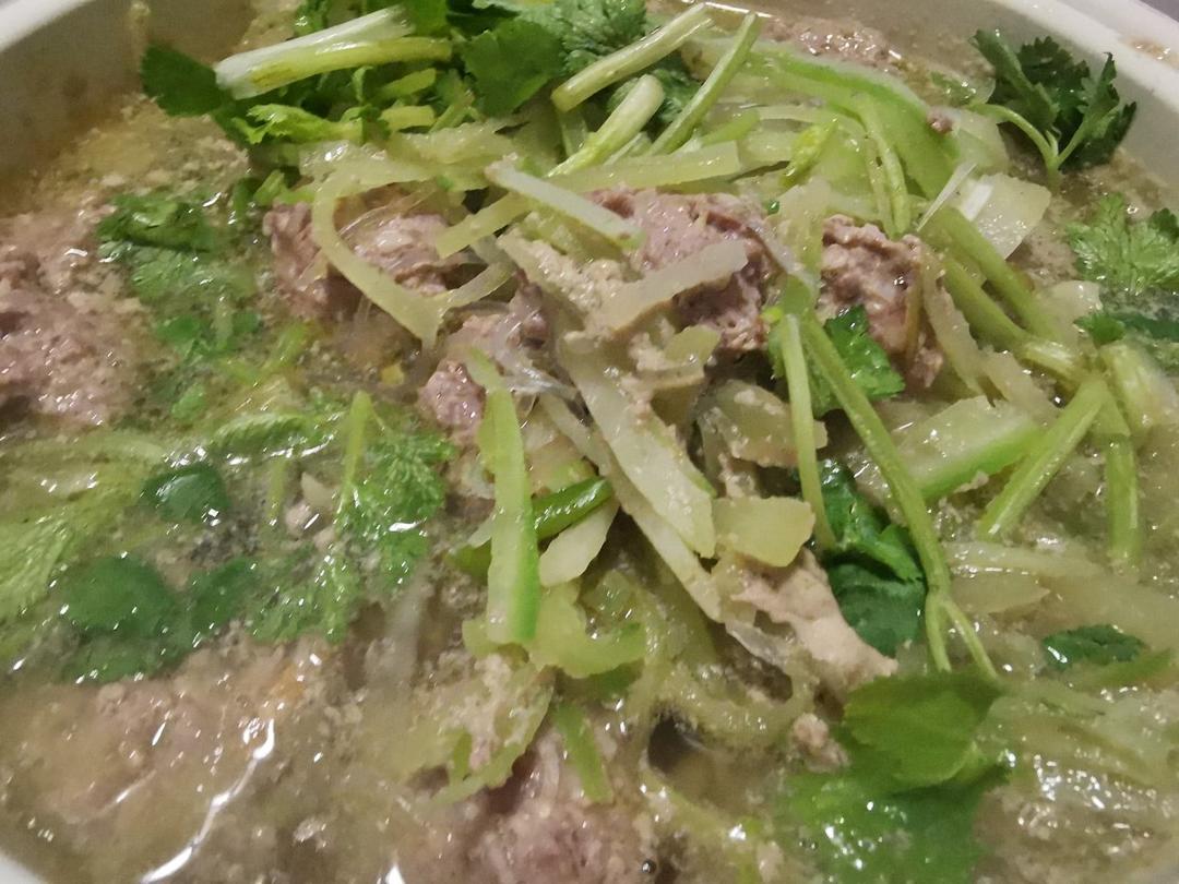 羊肉丸子萝卜丝汤