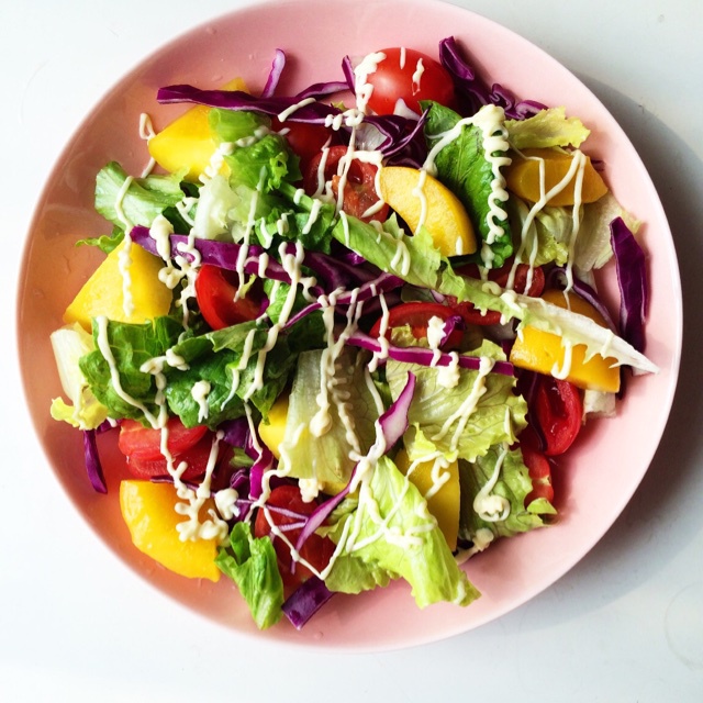 汉娜呵呵做的缤纷果蔬沙拉