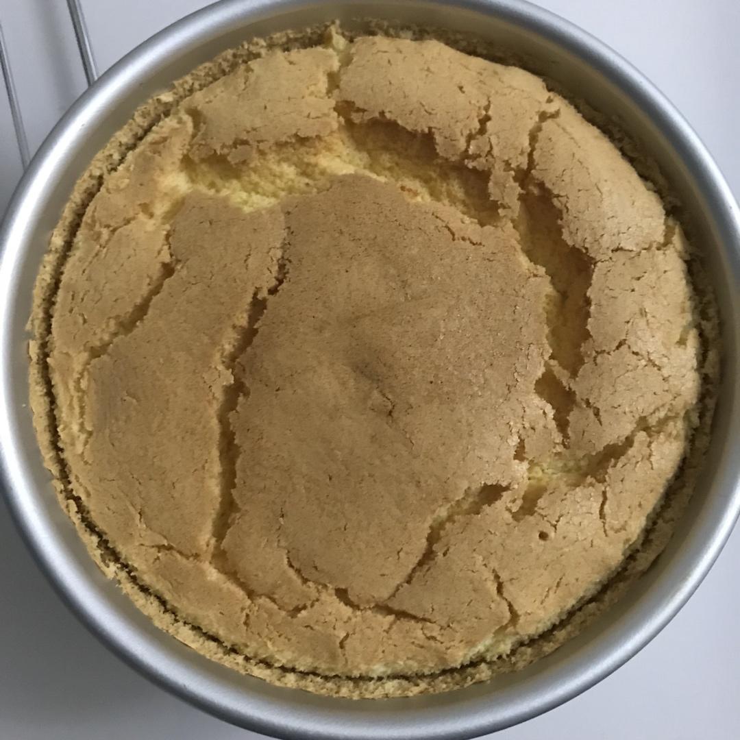 超柔软6寸戚风蛋糕(附8寸配方)零失败 超详细‼️含操作视频