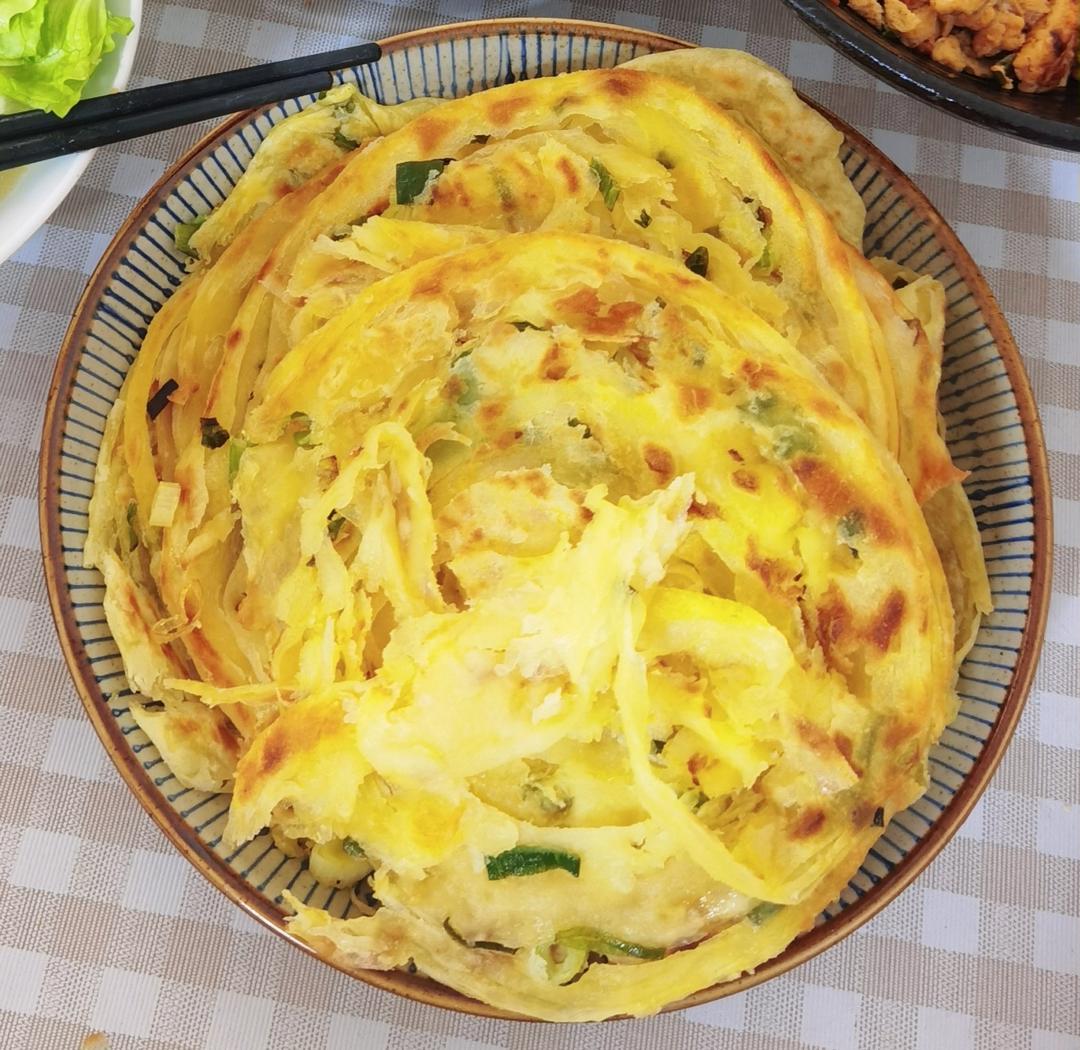 葱花饼（冷了也不硬）