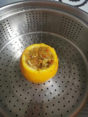 蟹酿橙的做法 步骤4