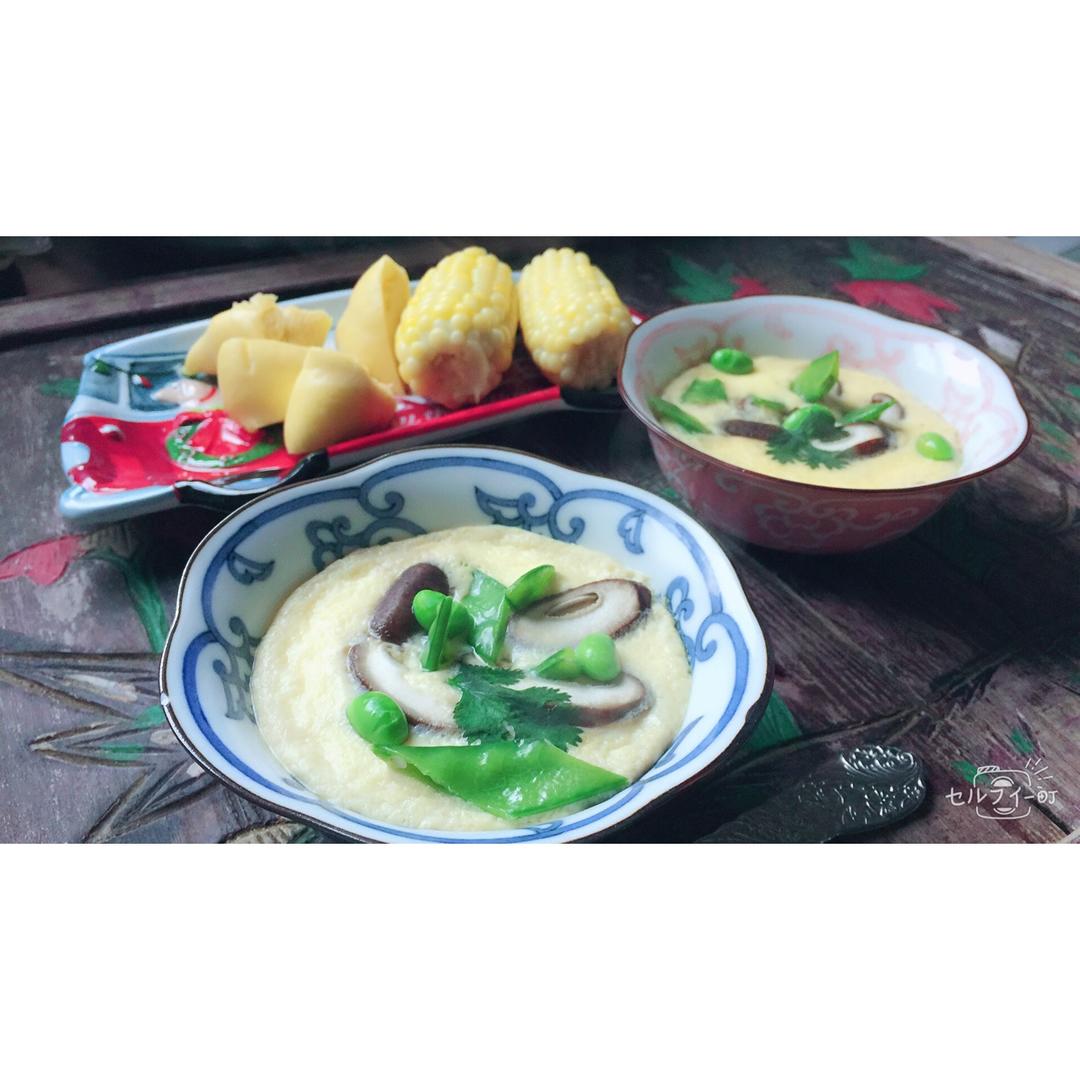 鲜香菇蒸蛋