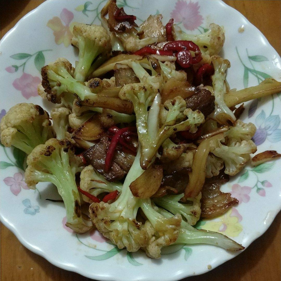 卢蓓蓓做的干煸菜花