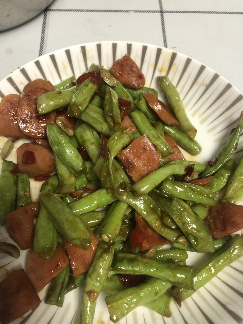 红烧肉炖豆角（绝对下饭）