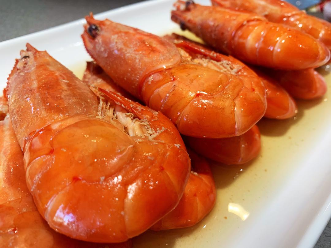 酒香糟卤虾的做法