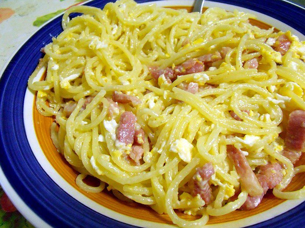 培根奶油意大利面