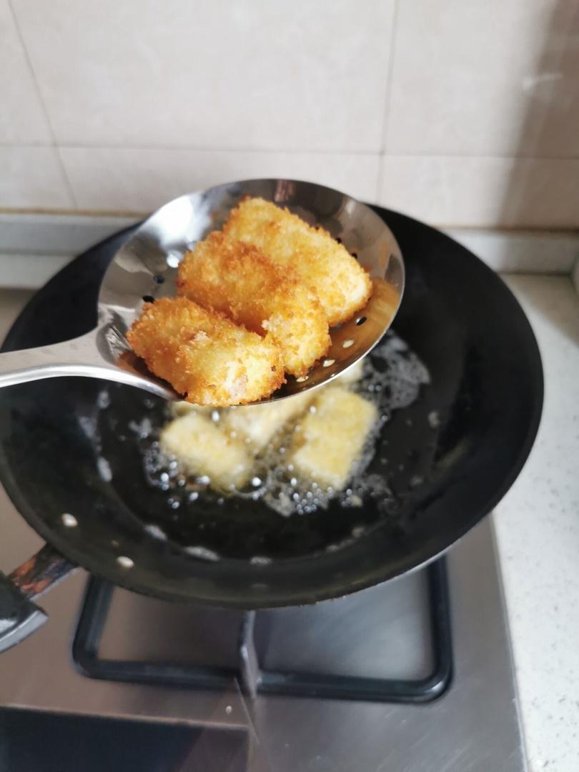 炸鲜奶糕【简单易做】