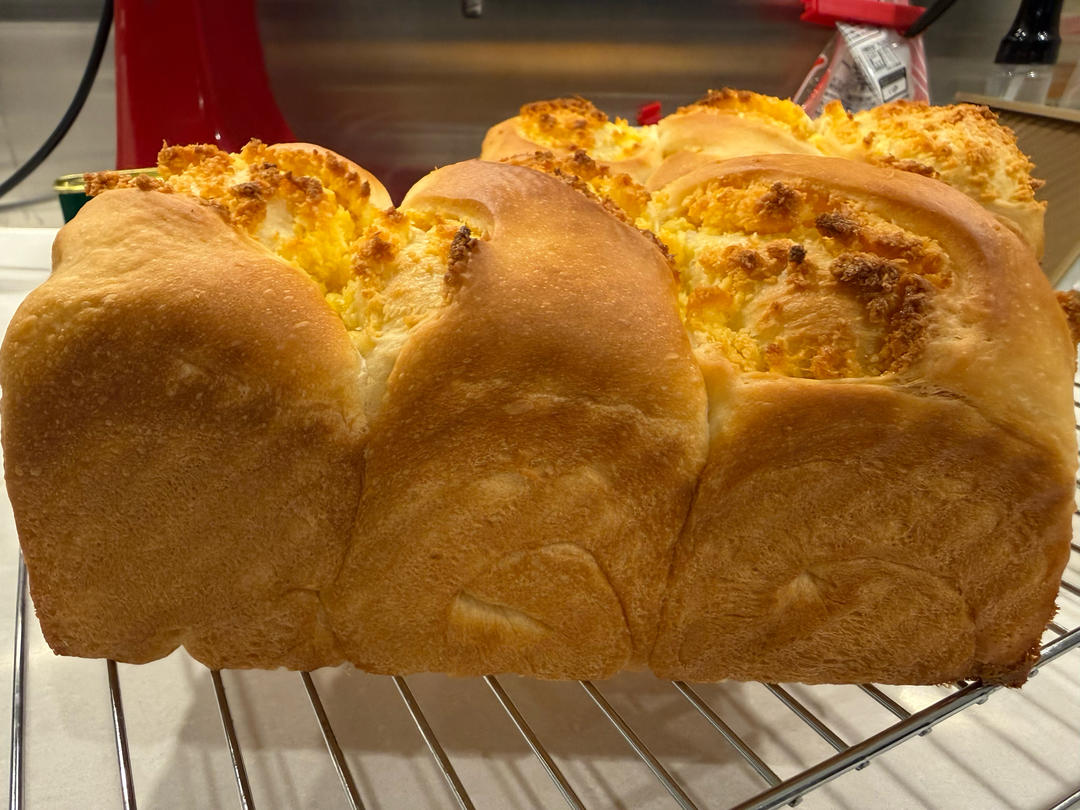 超滋润的椰蓉吐司｜100%酸奶中种(面包体绝绝子，推荐)