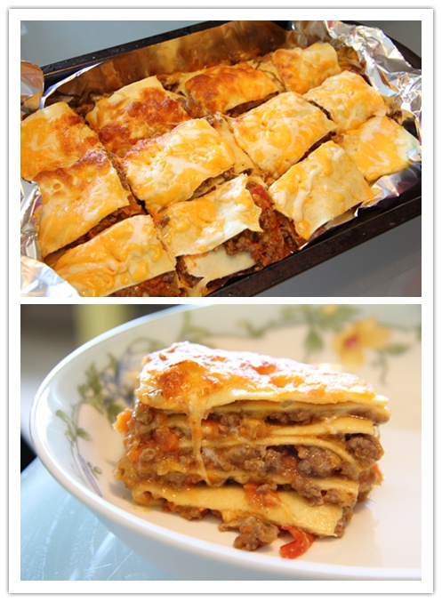 简易版意式肉酱千层面