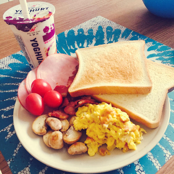 scramble egg —— 经典美式早餐