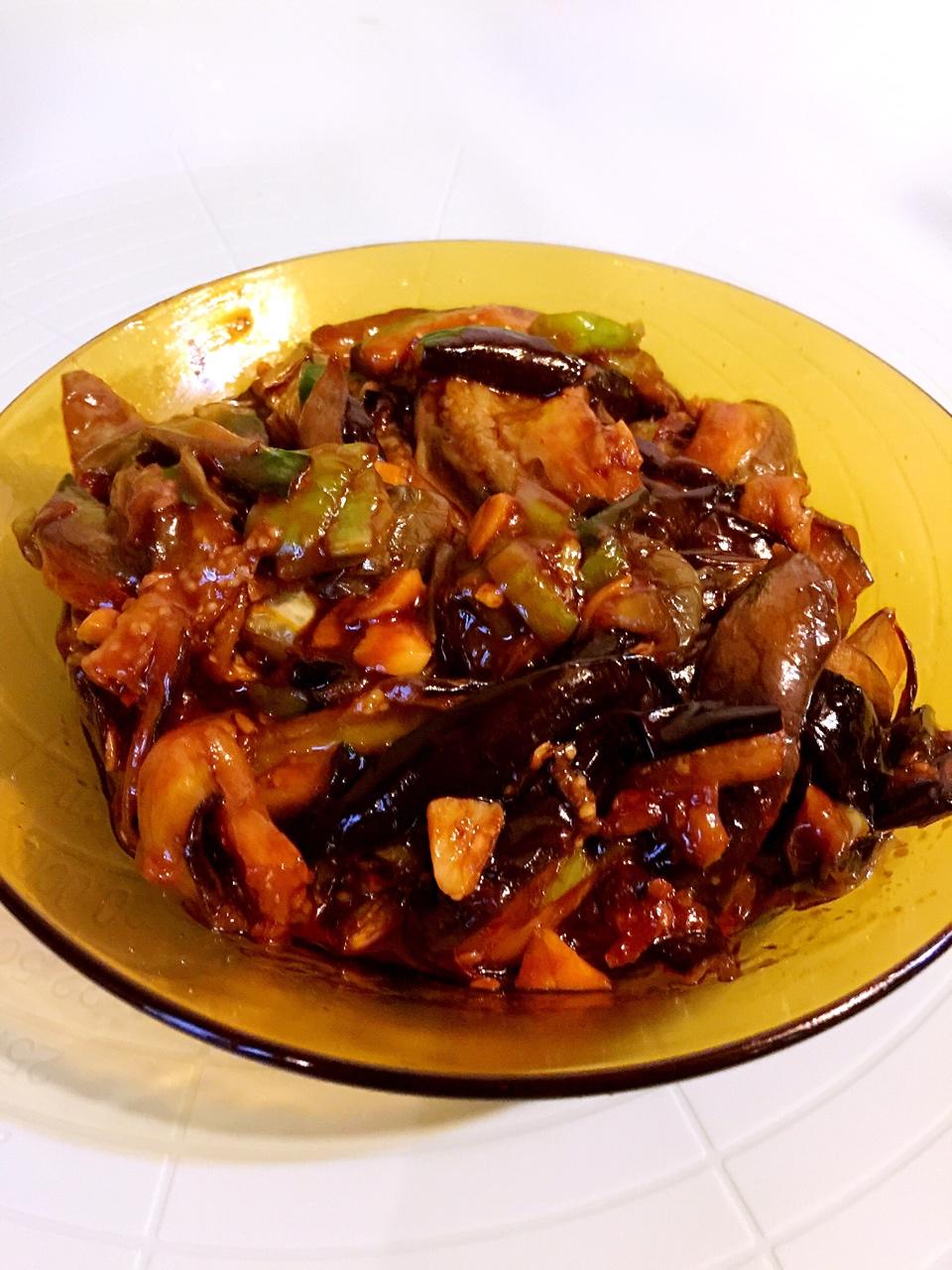 红烧肉沫茄子