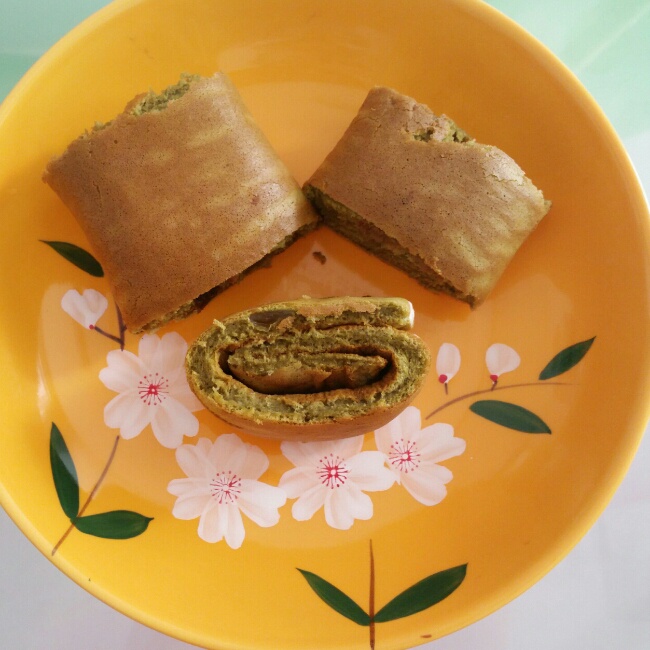 无油抹茶蛋糕卷