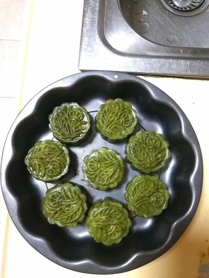 中秋｜清新的抹茶冰皮月饼🌿抹茶控必备‼️